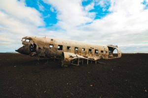 Soñar con un avión estrellado