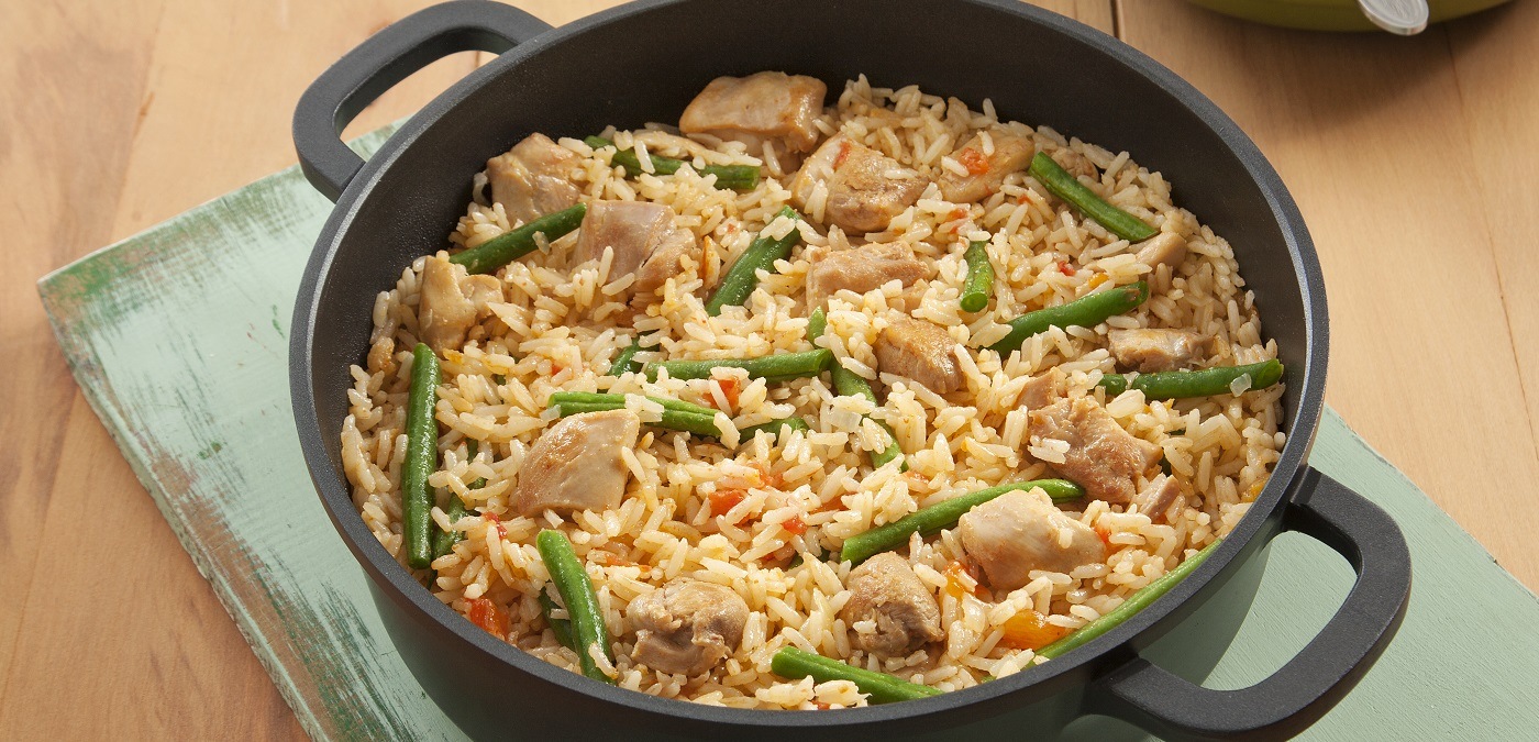 Soñar con arroz con pollo