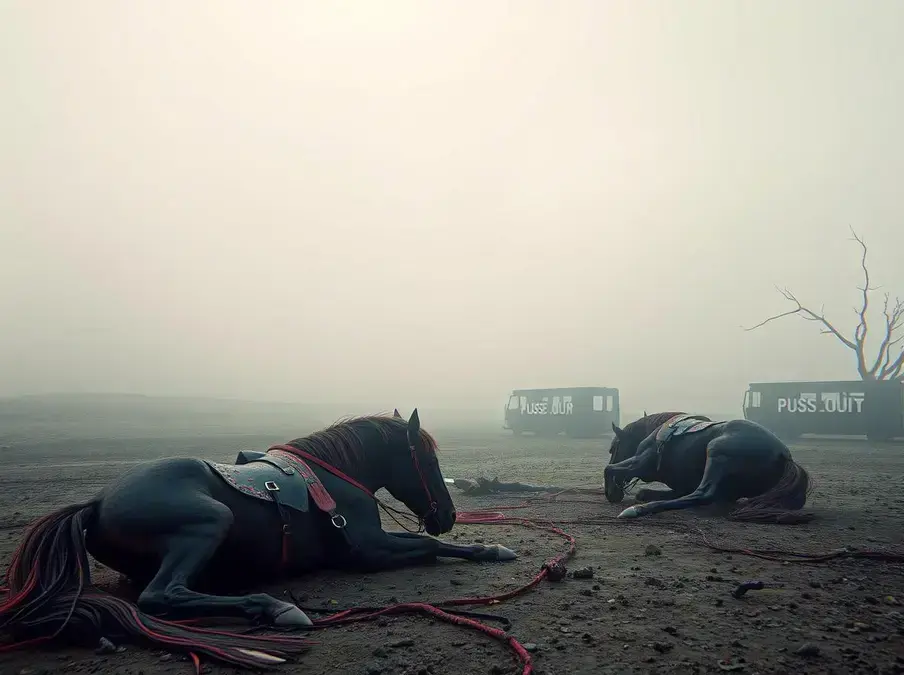 Soñar con caballos muertos