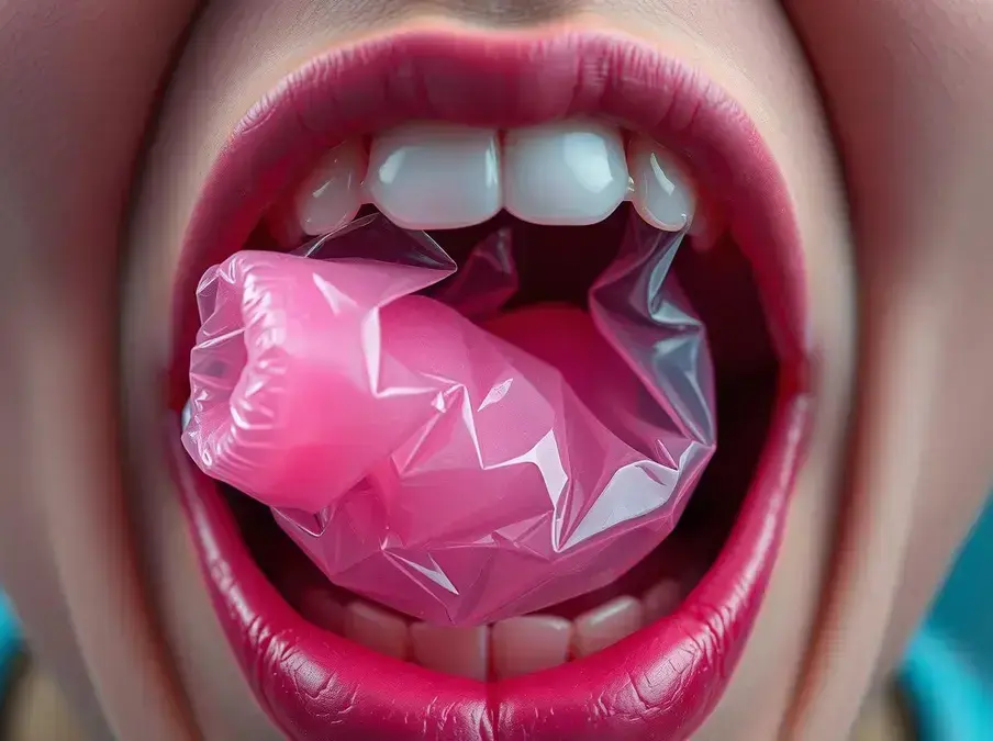 Soñar con chicle que nunca me puedo sacar de la boca