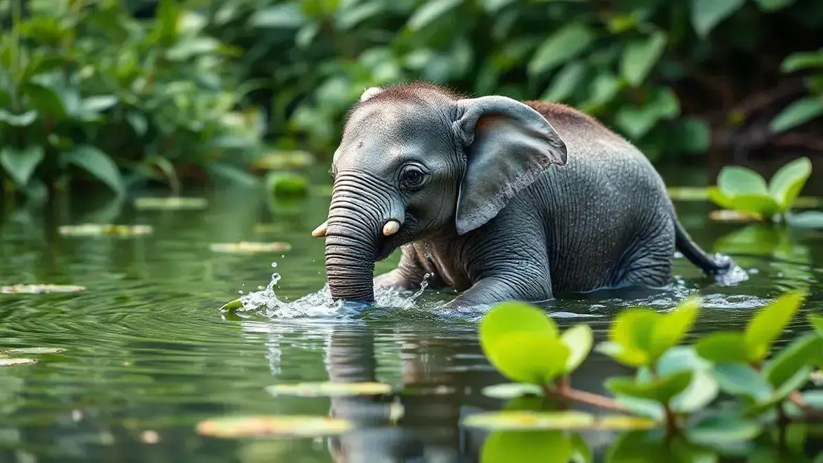 Soñar con elefante bebé