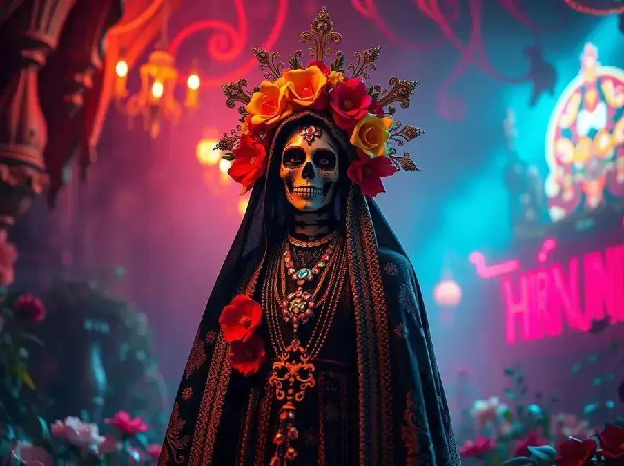 Soñar con la santa muerte