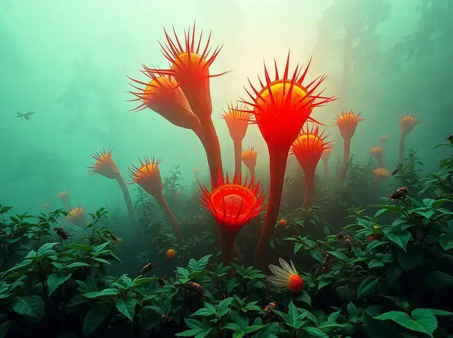 Soñar con plantas carnívoras grandes
