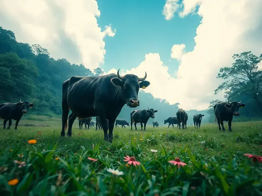 Soñar con vacas negras